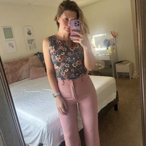 Floral tank top